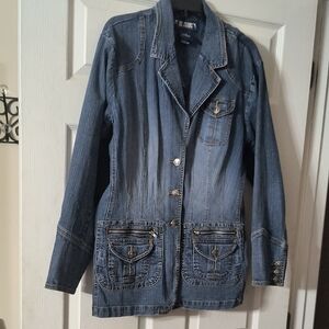 Hi jeans Denim Jacket with Button Details